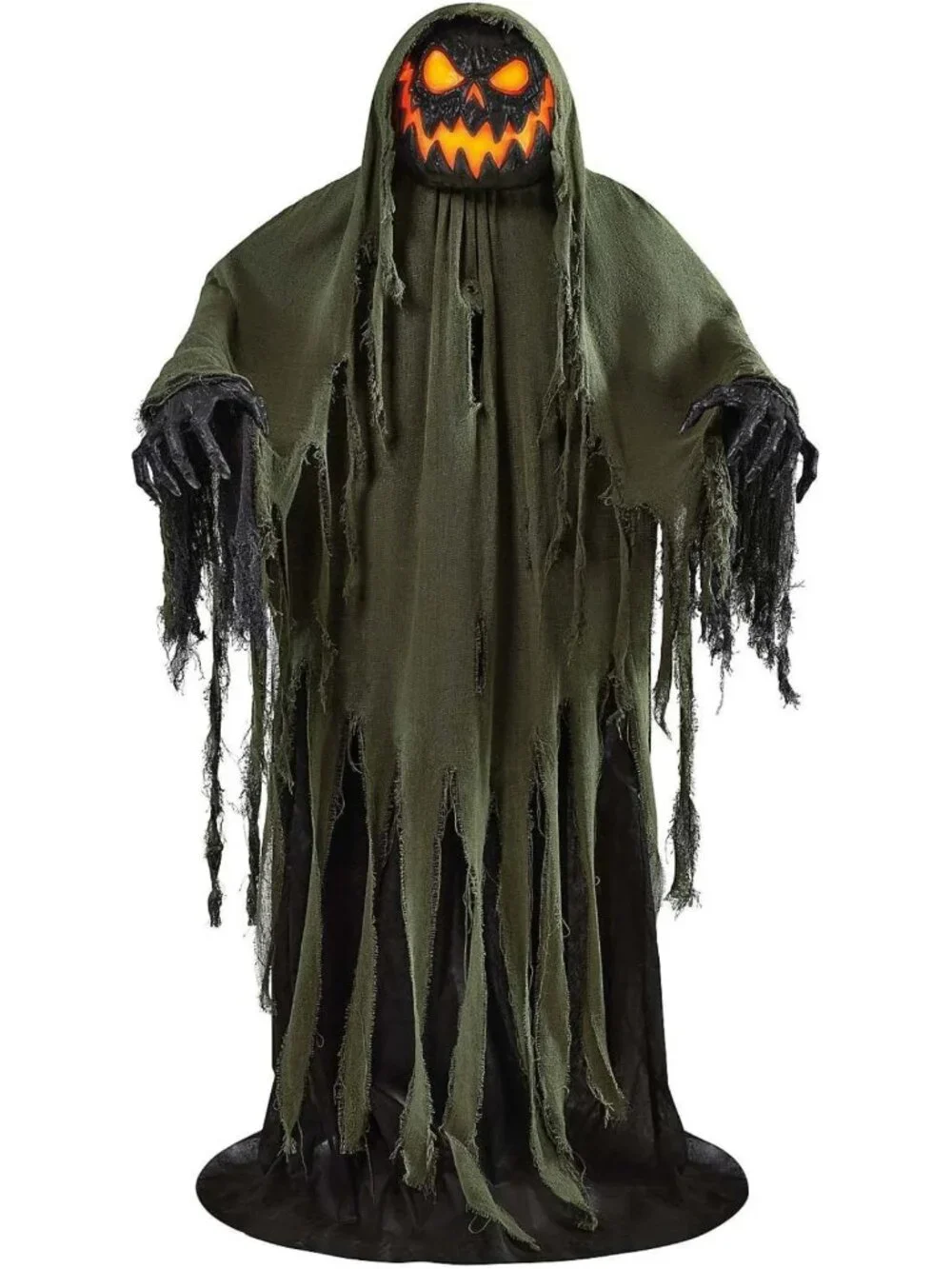 6 Ft Scary Animatronic Night Terror Decor with LED Eyes & Head Movements